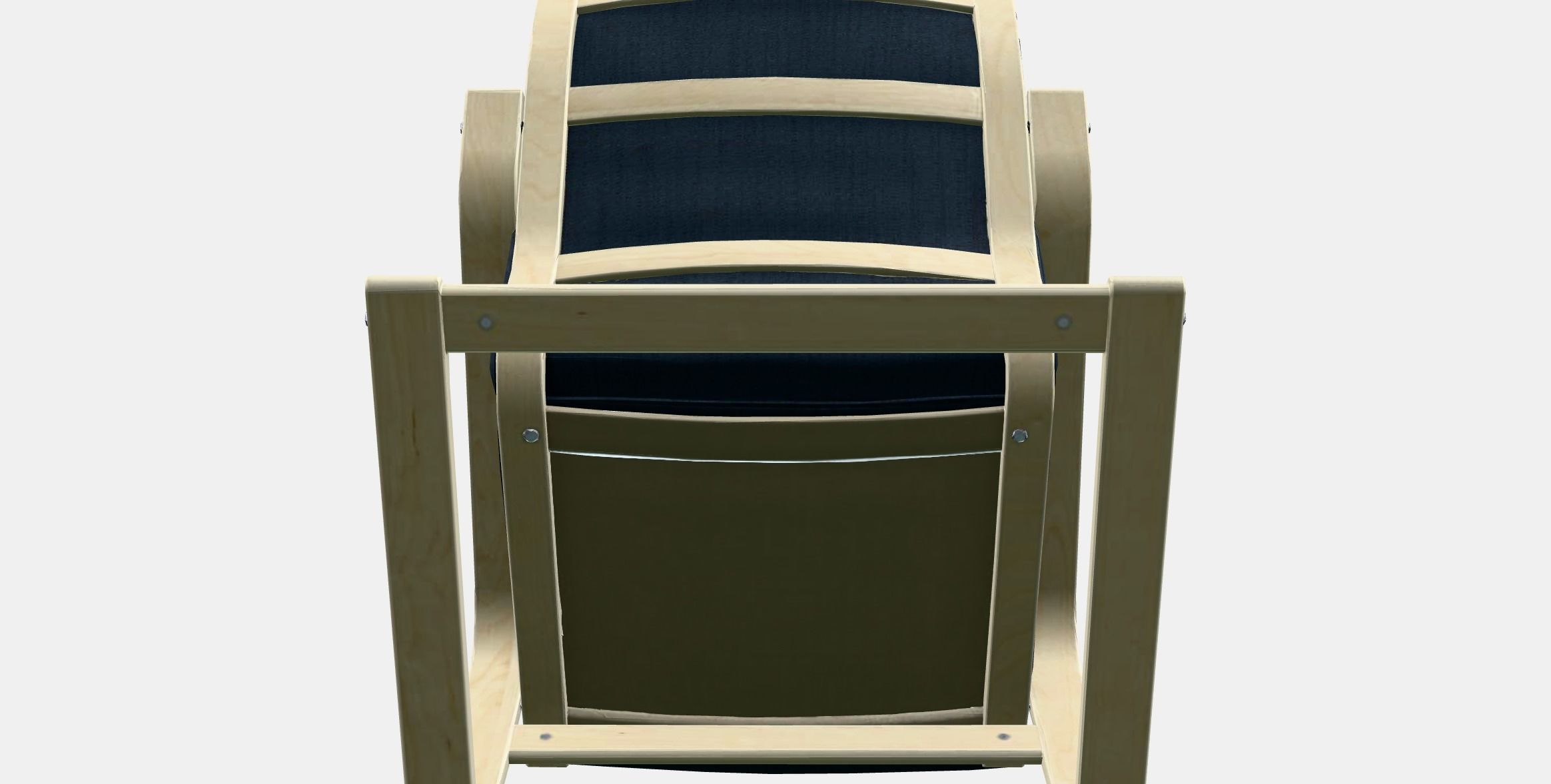 POANG Armchair 6 Low-poly 3D model_8