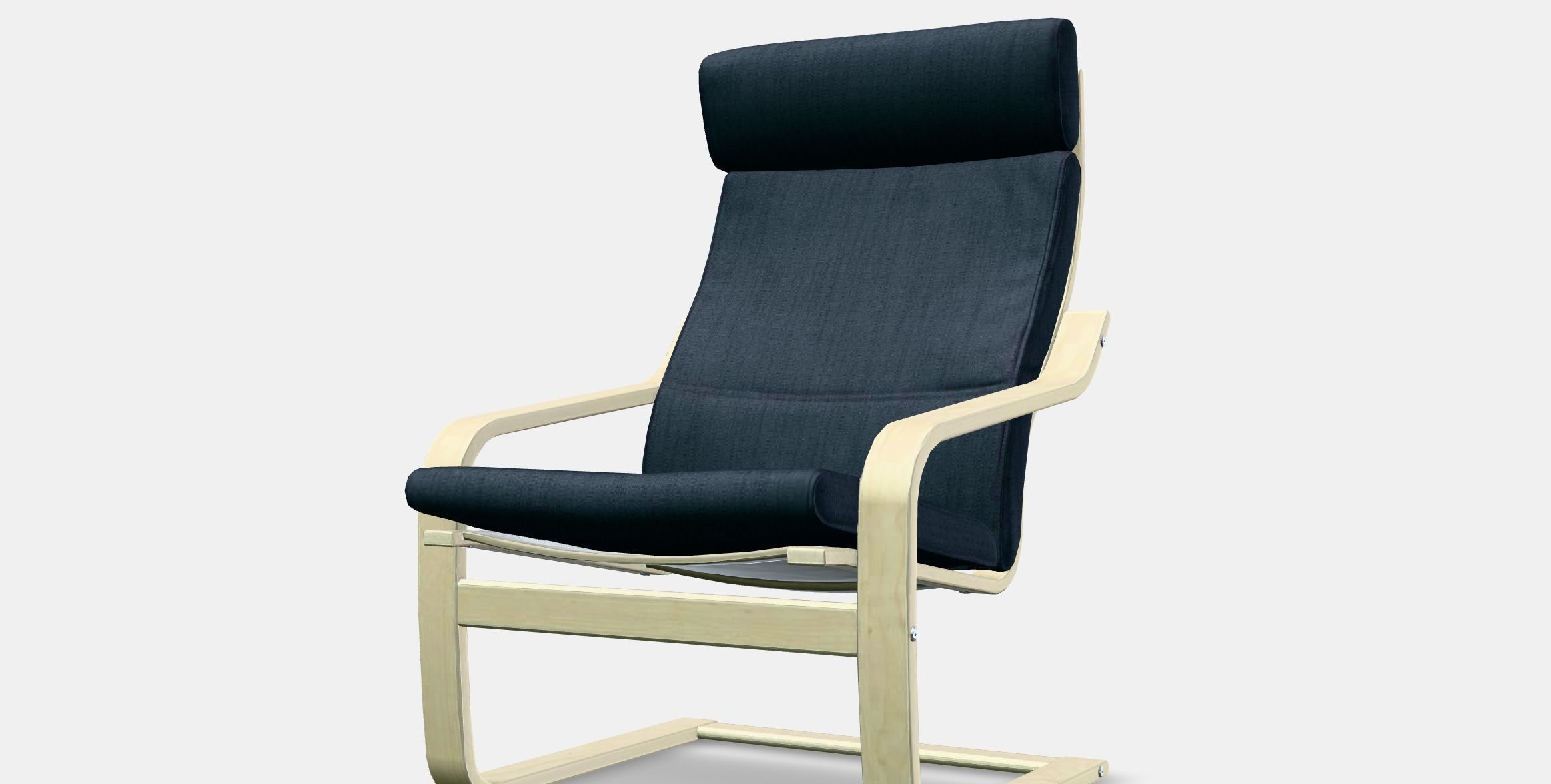 POANG Armchair 6 Low-poly 3D model_13