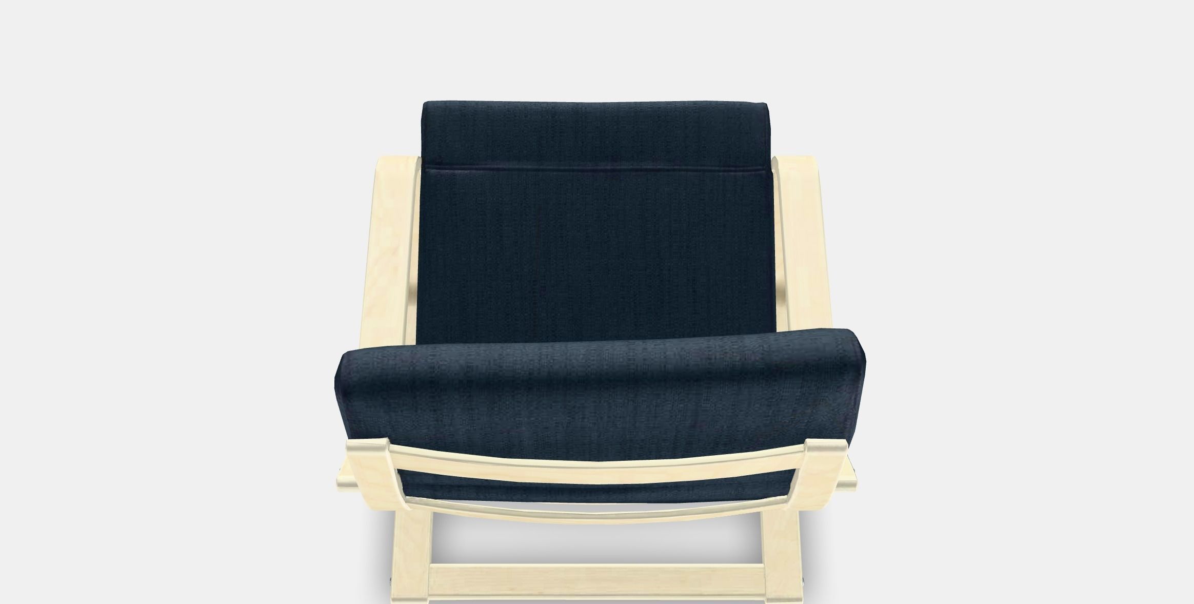 POANG Armchair 6 Low-poly 3D model_4