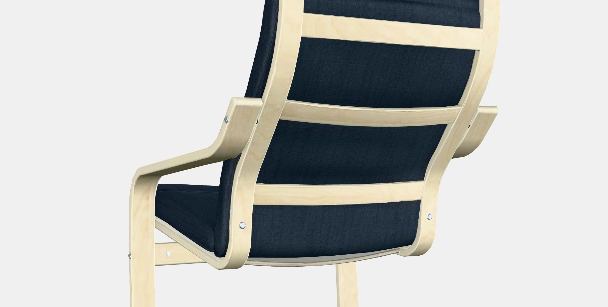 POANG Armchair 6 Low-poly 3D model_2