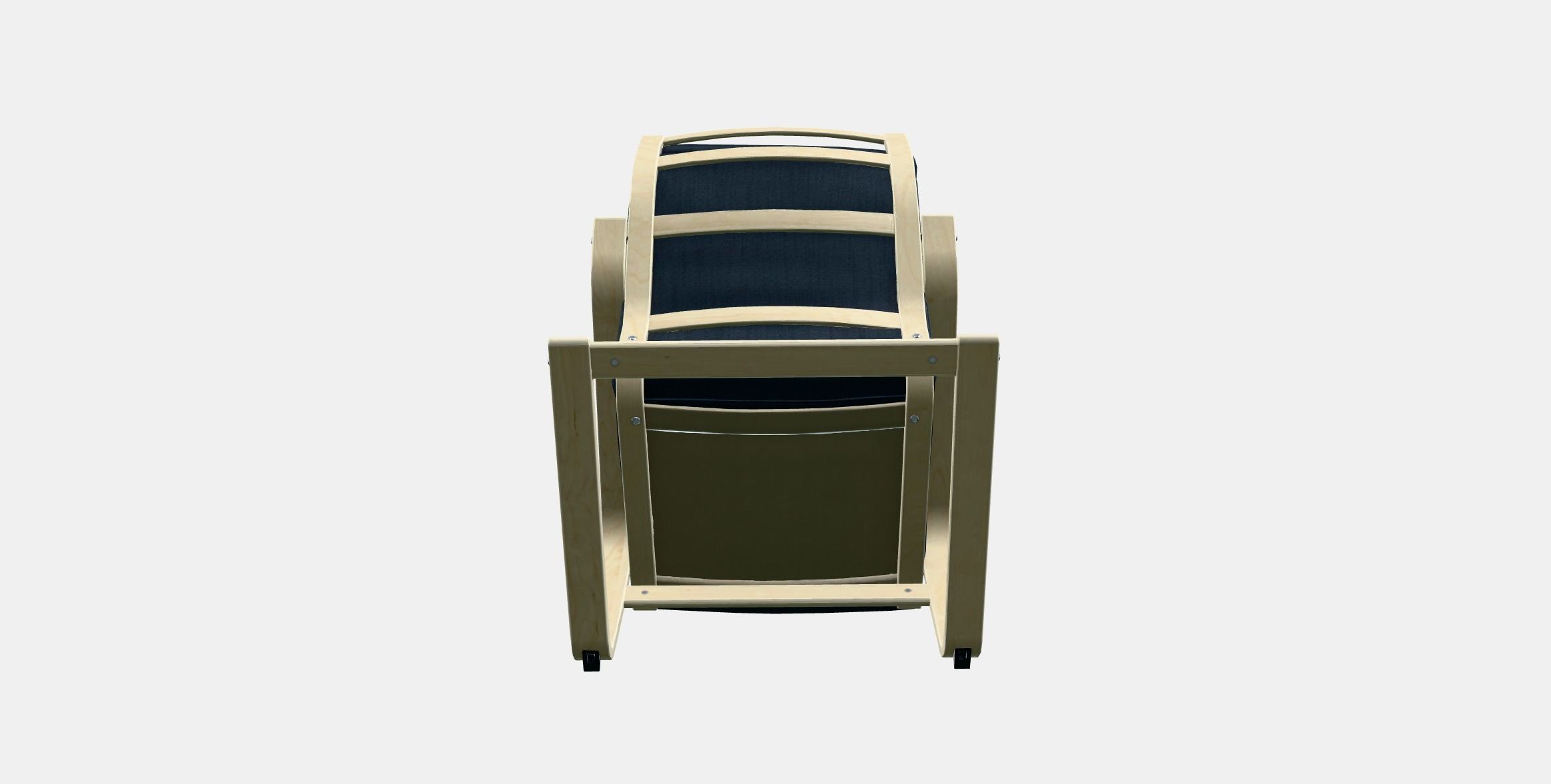 POANG Armchair 6 Low-poly 3D model_7