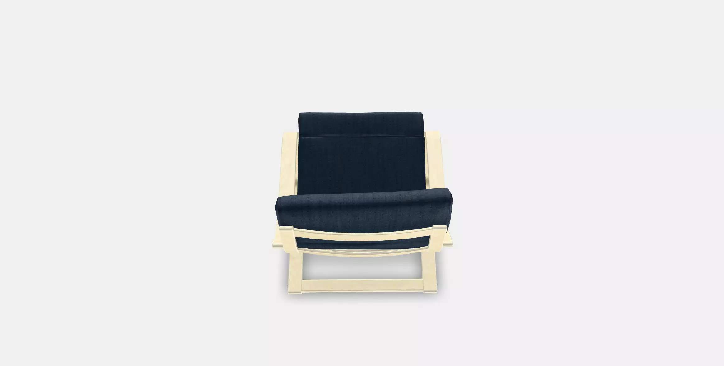POANG Armchair 6 Low-poly 3D model_0