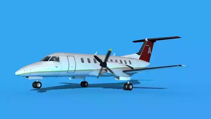 Embraer EMB120 Avior Express 3D model