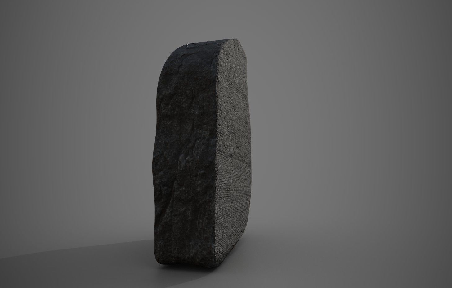 Rosetta Stone of Ancient Egypt Low-poly 3D model_3