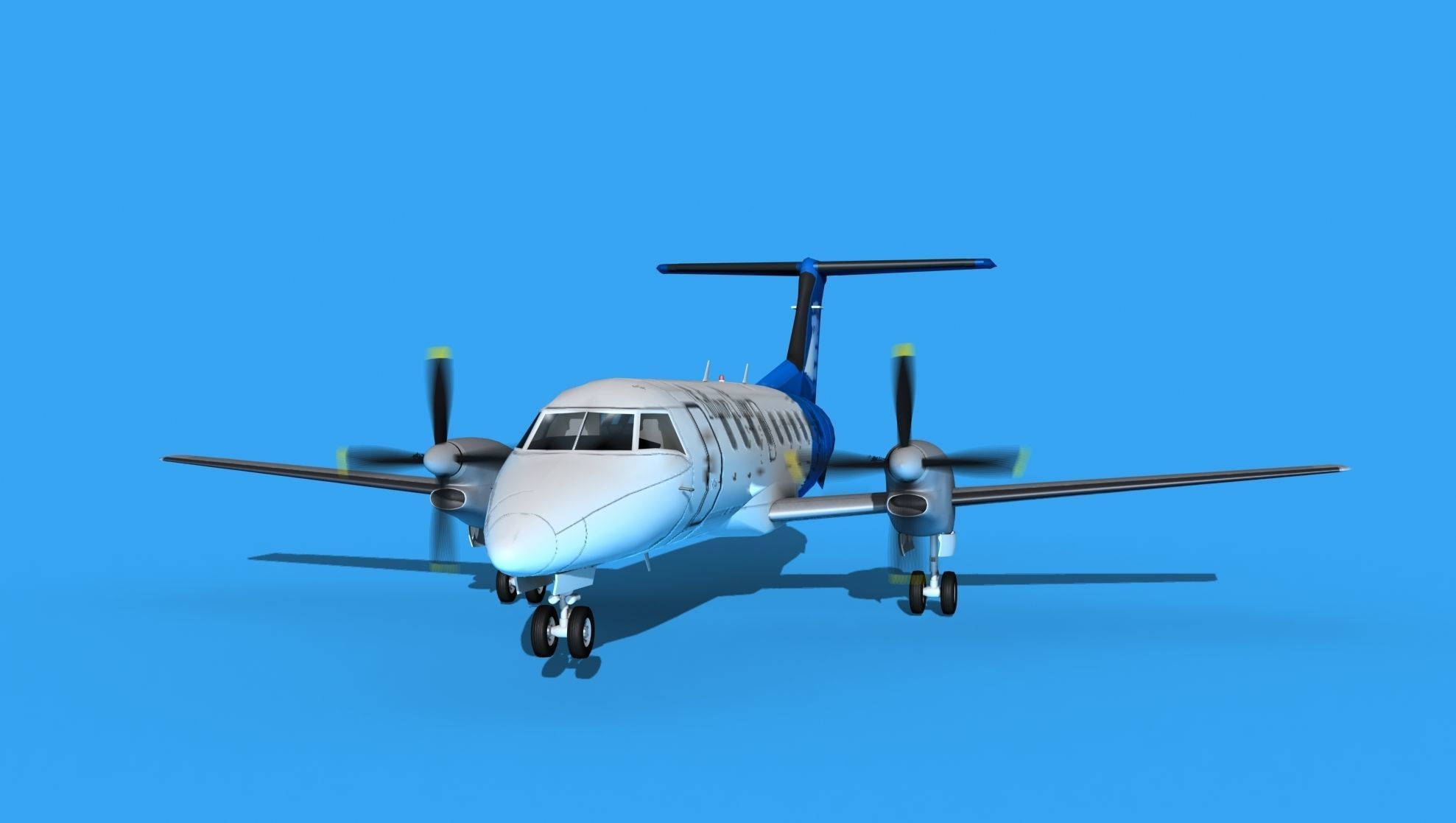 Embraer EMB120 Baltimore Clipper 3D model_1