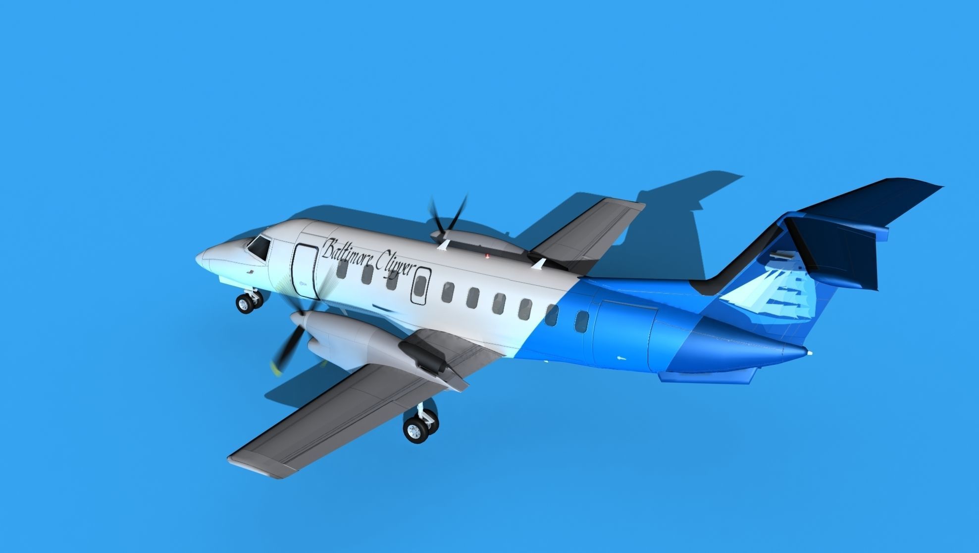 Embraer EMB120 Baltimore Clipper 3D model_8