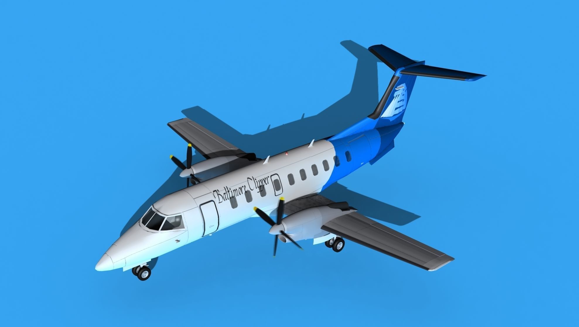 Embraer EMB120 Baltimore Clipper 3D model_10