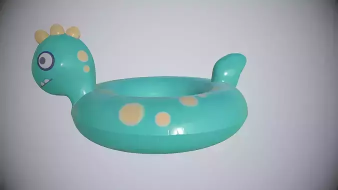 Swim Ring Low-poly 3D model