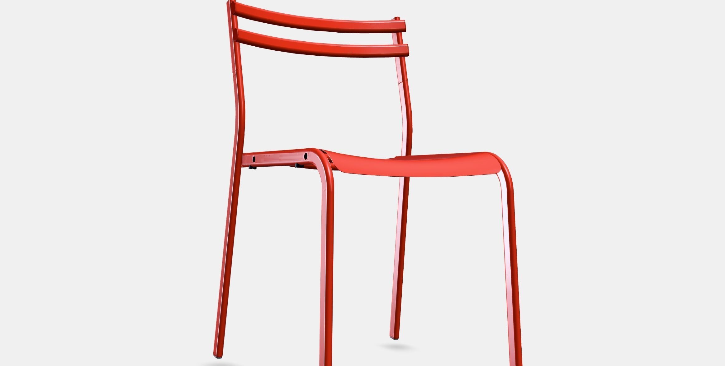 GENESON Chair Low-poly 3D model_9