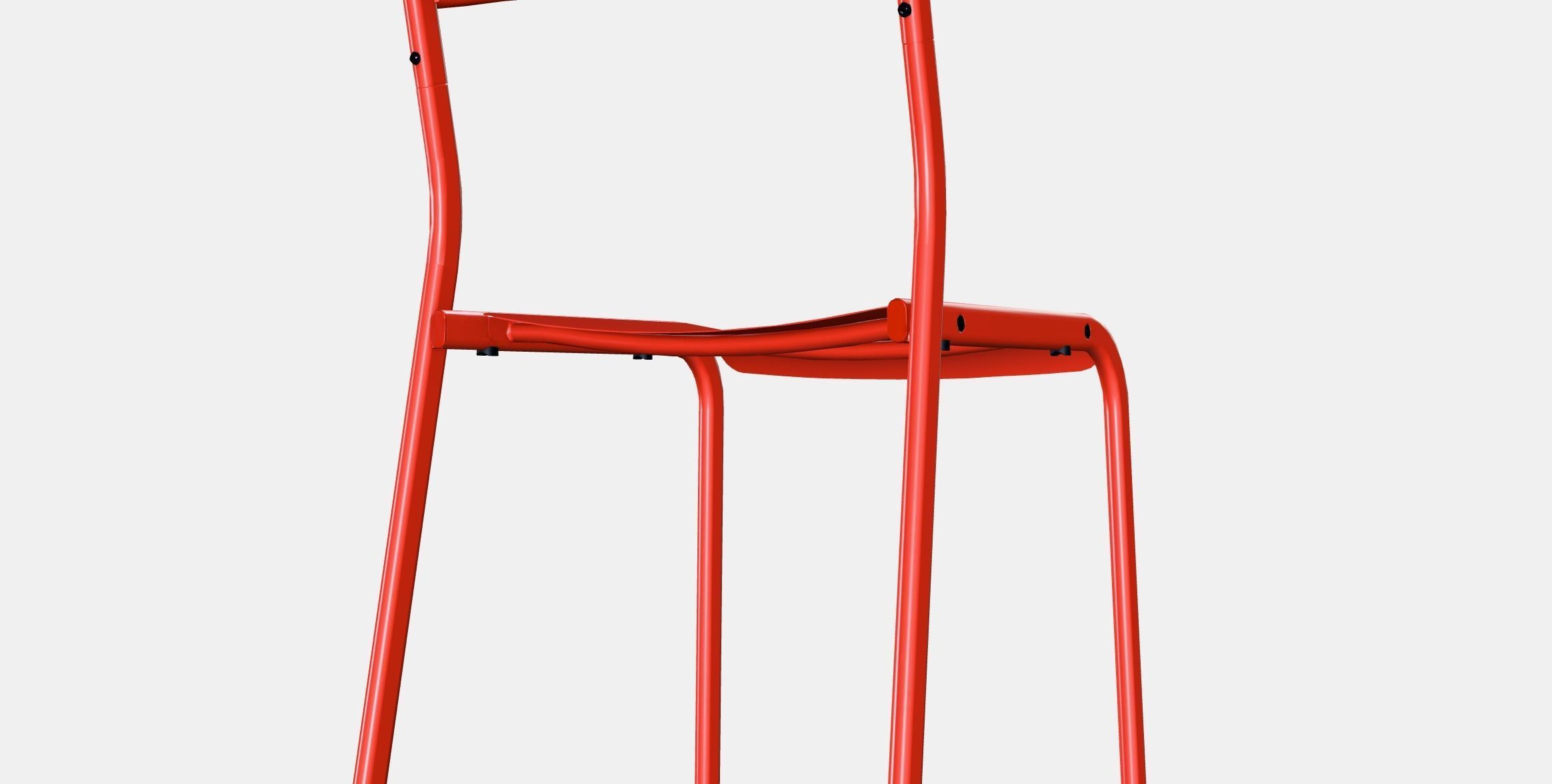 GENESON Chair Low-poly 3D model_6