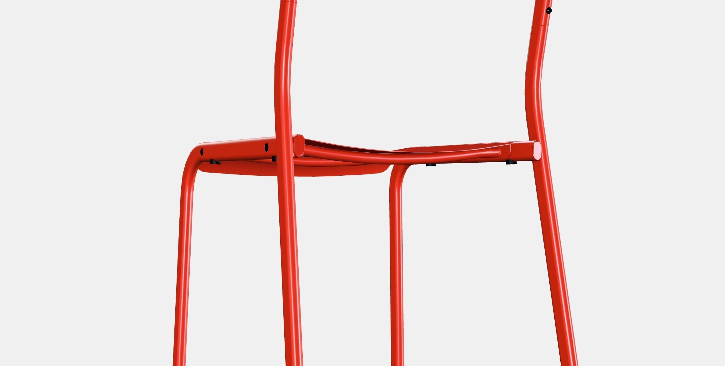 GENESON Chair Low-poly 3D model_2