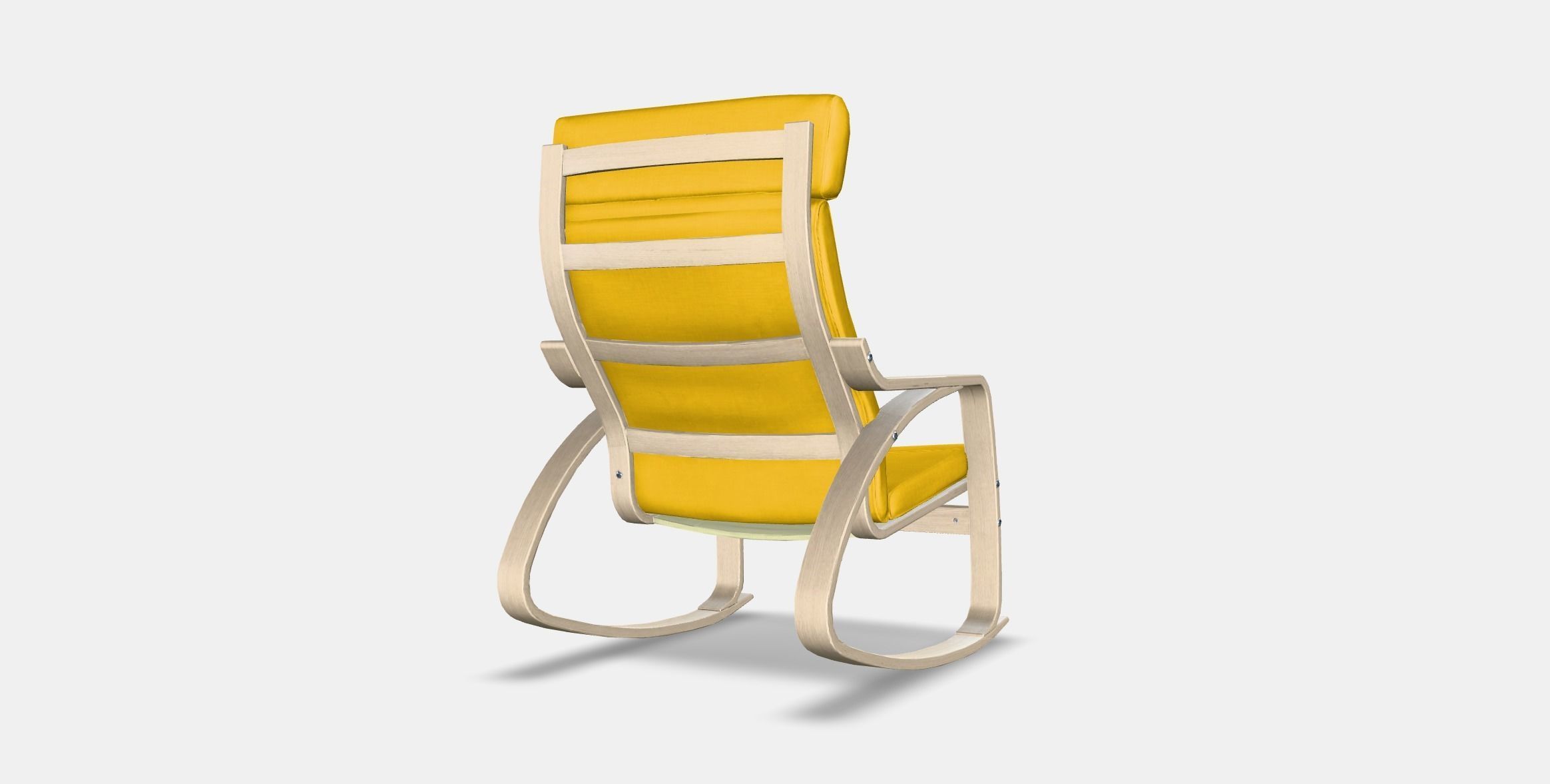 POANG Rocking-chair Low-poly 3D model_6