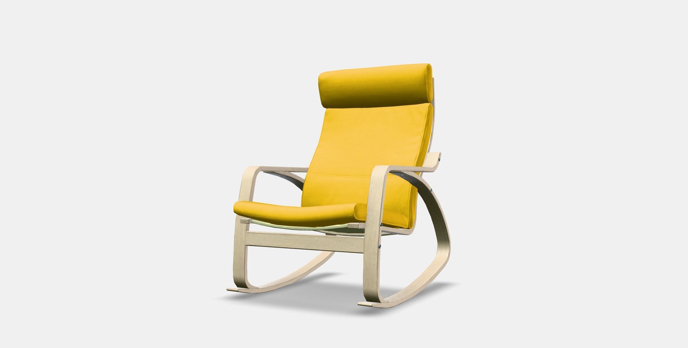 POANG Rocking-chair Low-poly 3D model_11