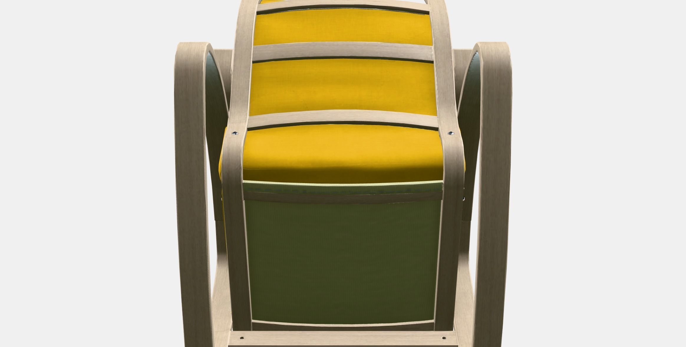 POANG Rocking-chair Low-poly 3D model_8