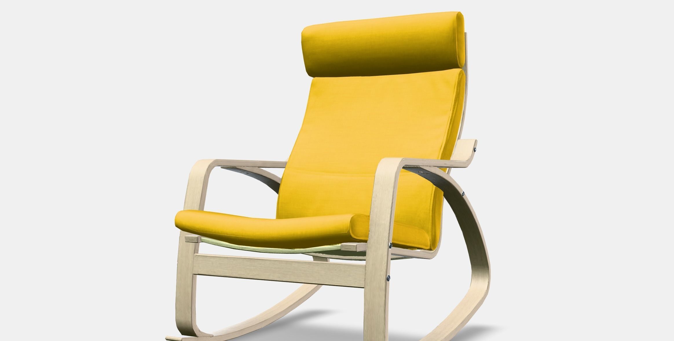 POANG Rocking-chair Low-poly 3D model_13