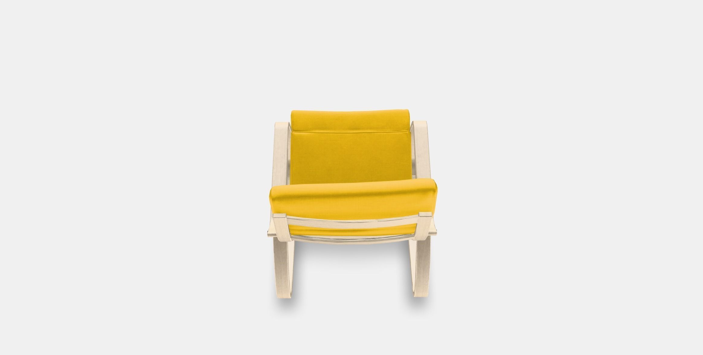 POANG Rocking-chair Low-poly 3D model_0