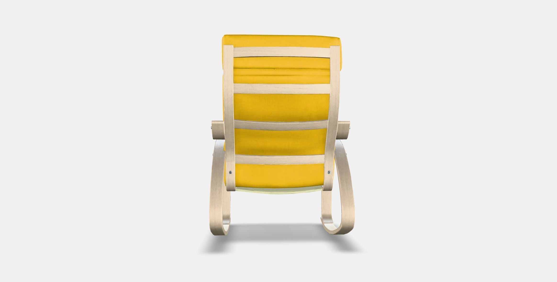 POANG Rocking-chair Low-poly 3D model_14