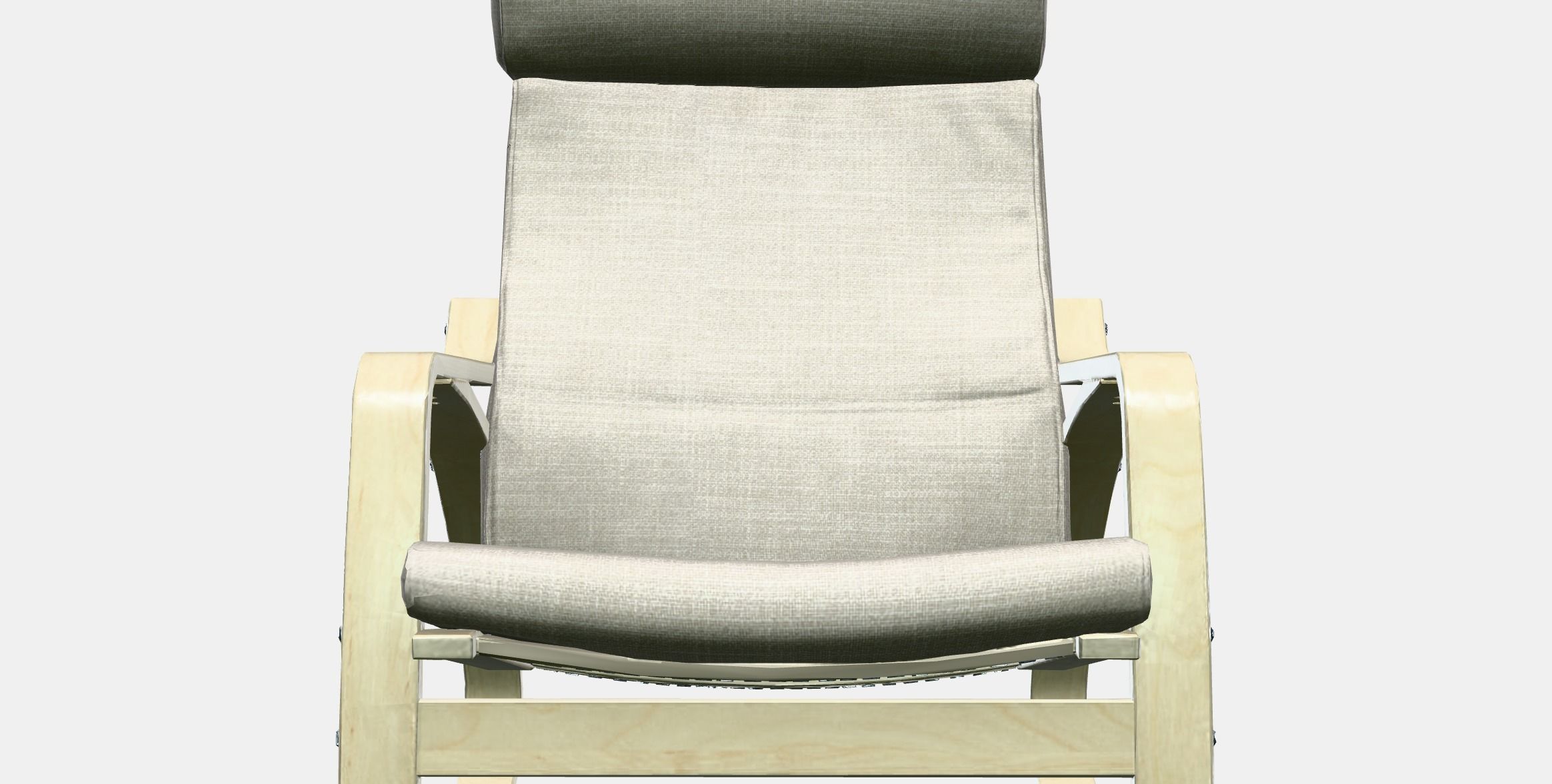 POANG Rocking-chair 3 Low-poly 3D model_16