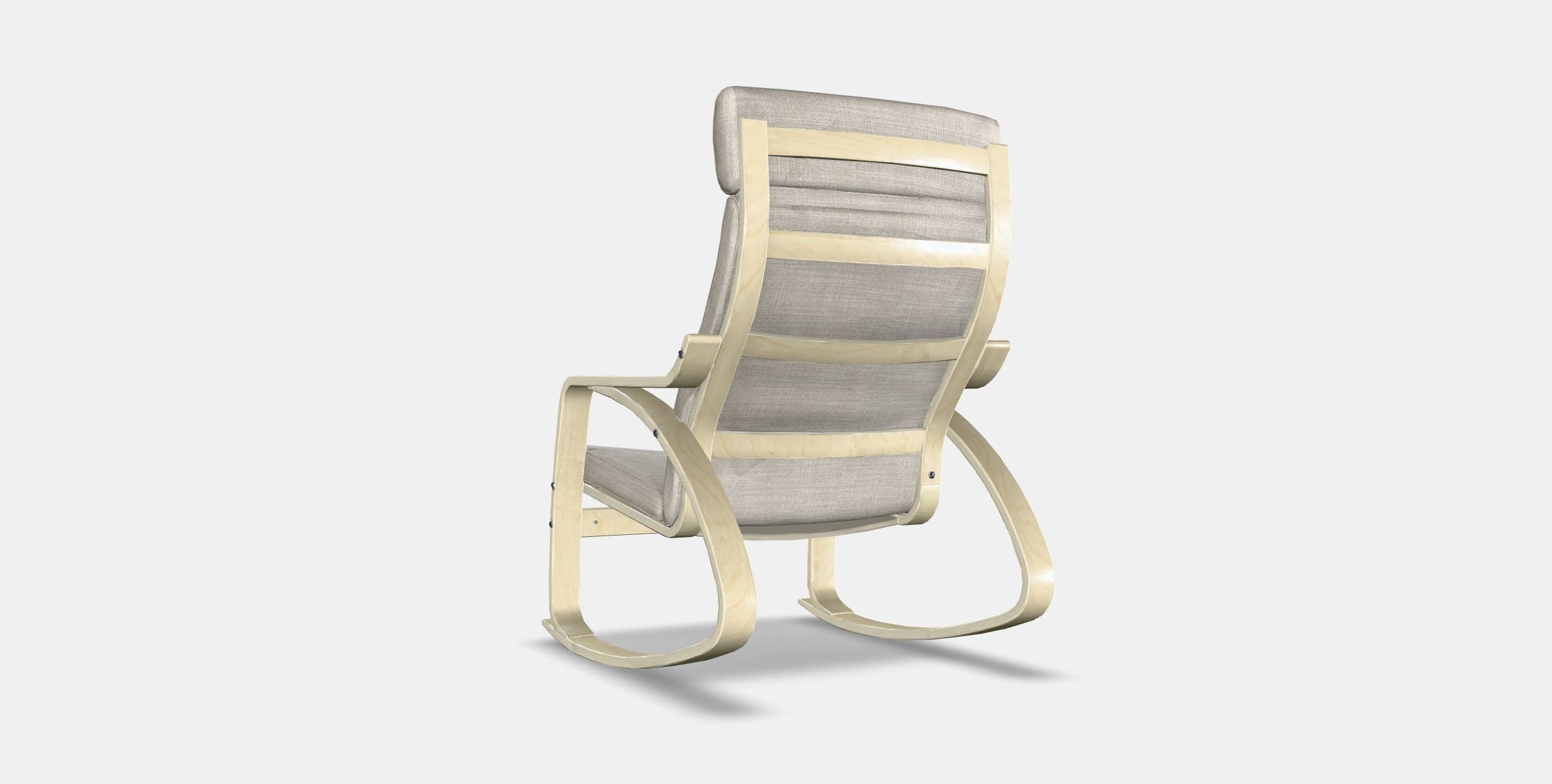 POANG Rocking-chair 3 Low-poly 3D model_15