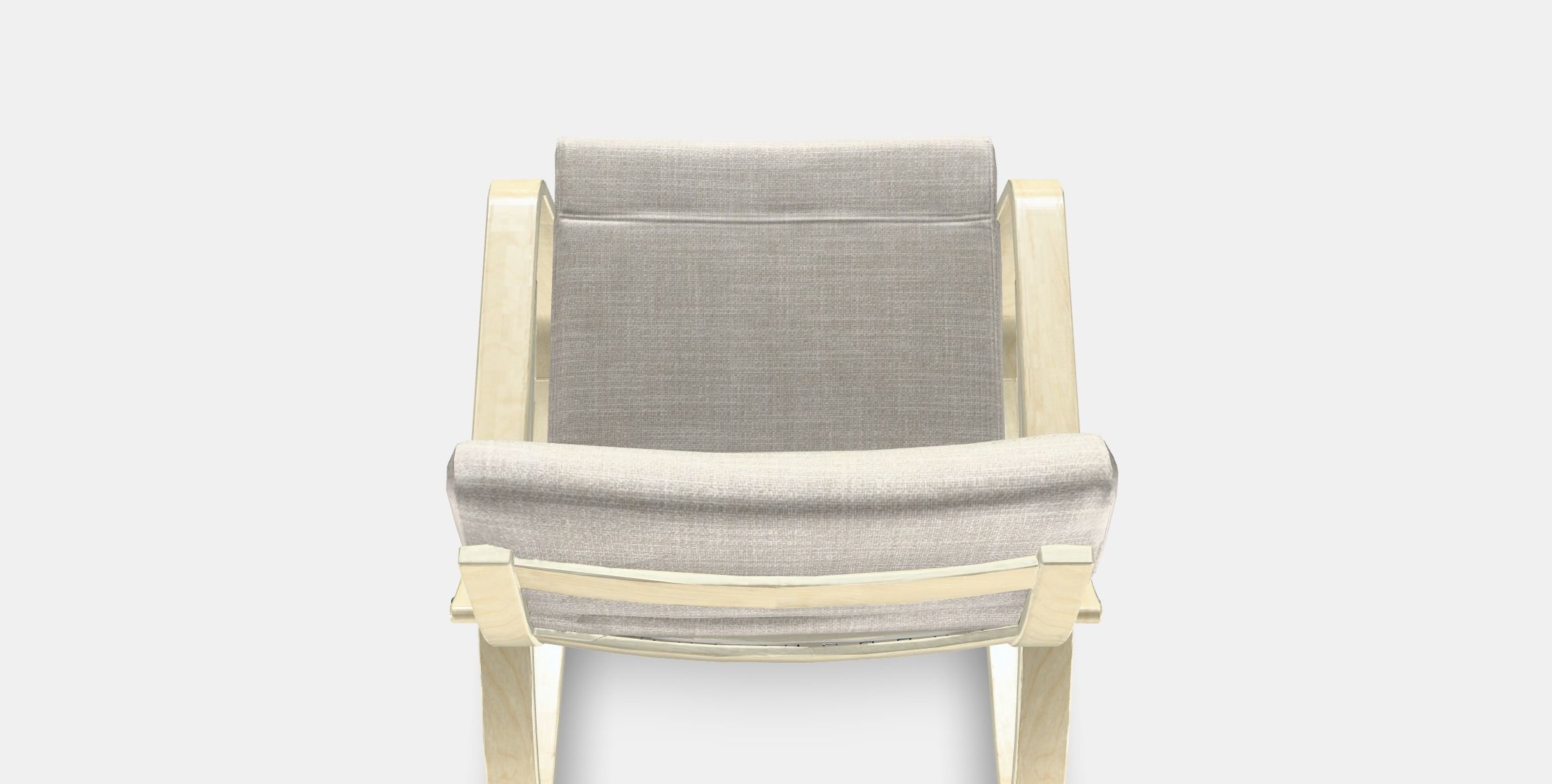 POANG Rocking-chair 3 Low-poly 3D model_3