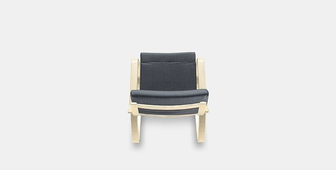 POANG Rocking-chair 5 Low-poly 3D model