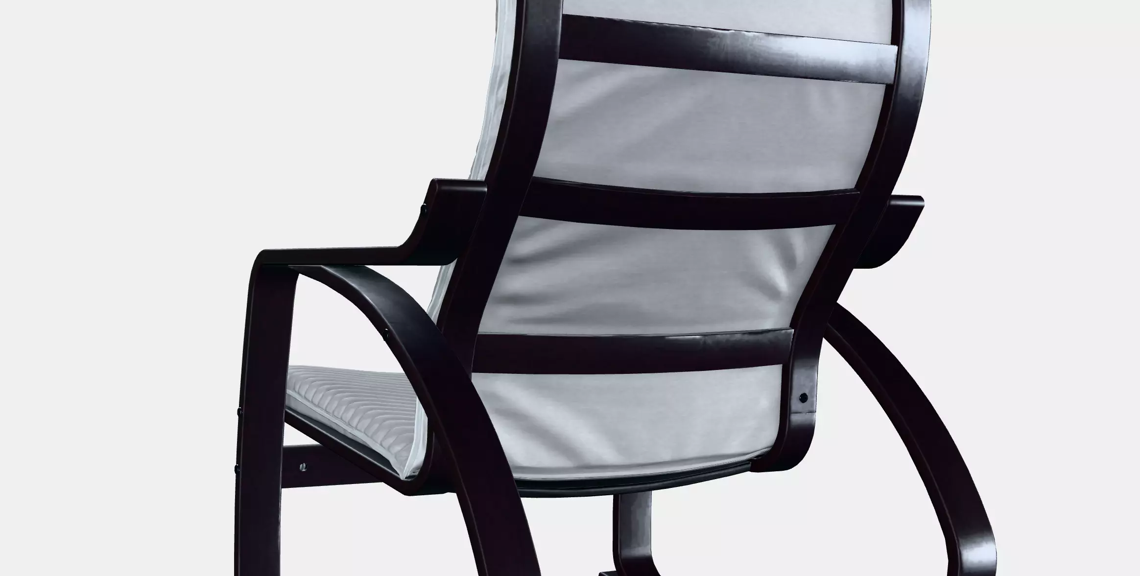 POANG Rocking-chair 7 Low-poly 3D model