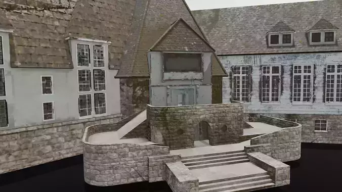 Old Building 3D Model