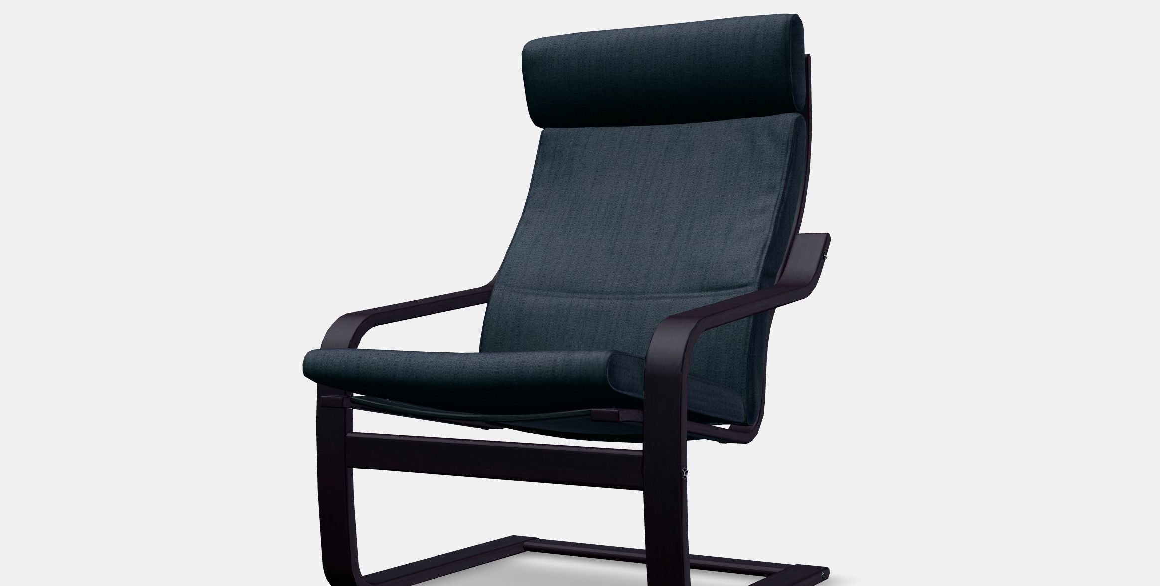 POANG Armchair 9 Low-poly 3D model_13