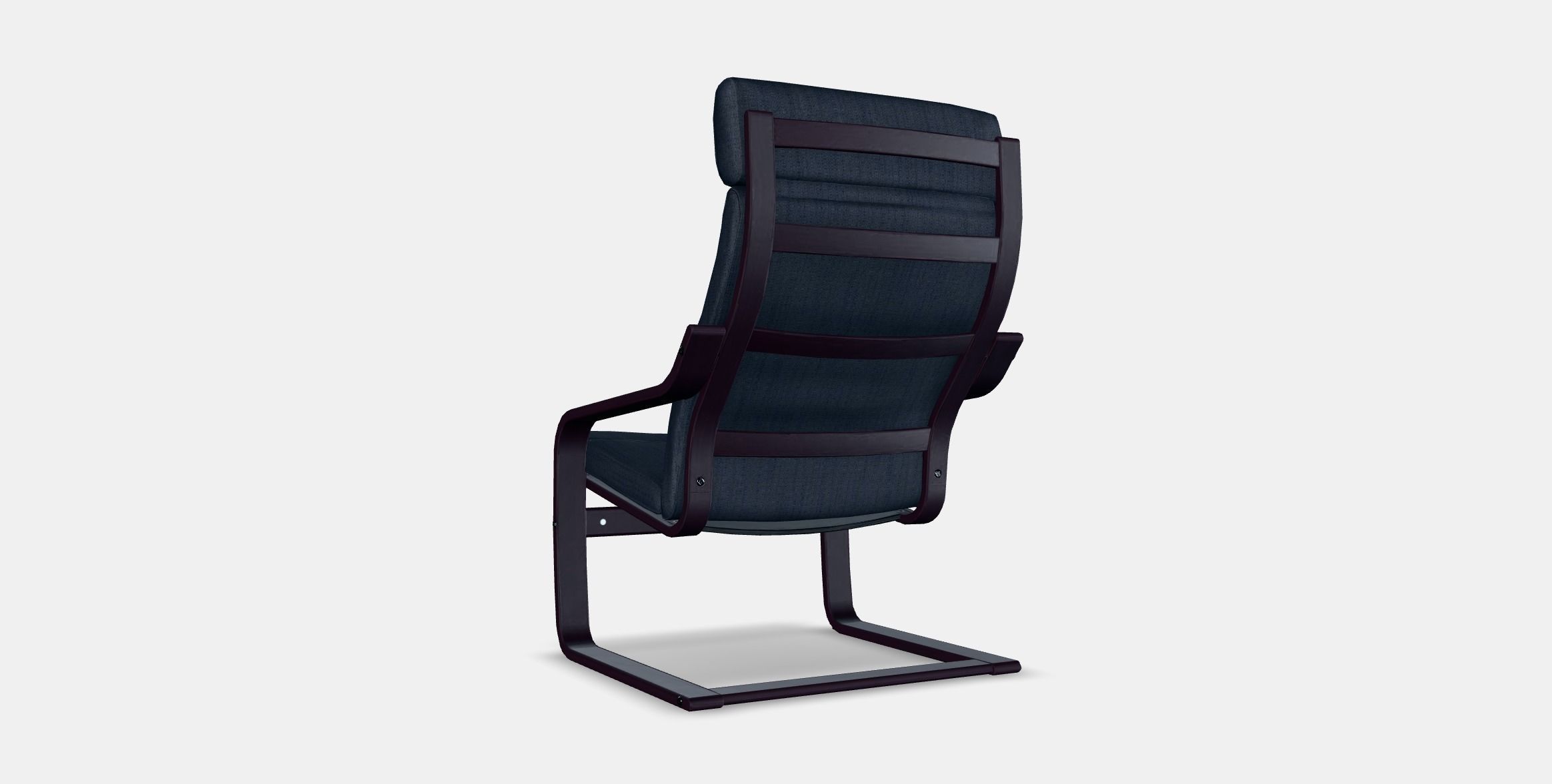 POANG Armchair 9 Low-poly 3D model_16