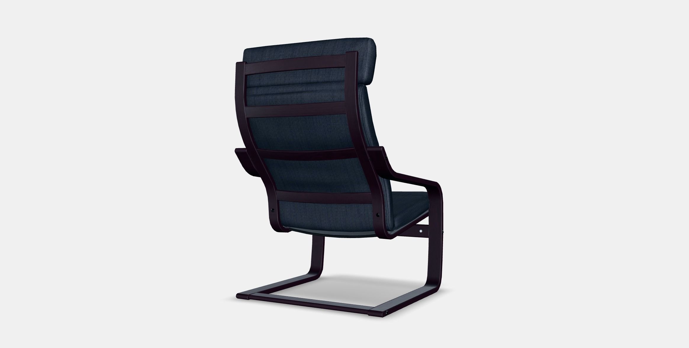POANG Armchair 9 Low-poly 3D model_4