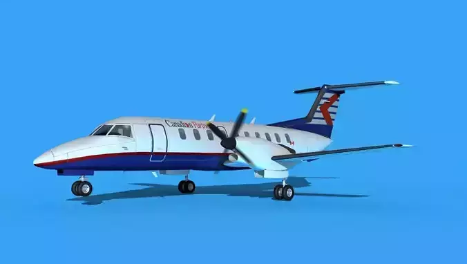 Embraer EMB120 Canadian Partner 3D model