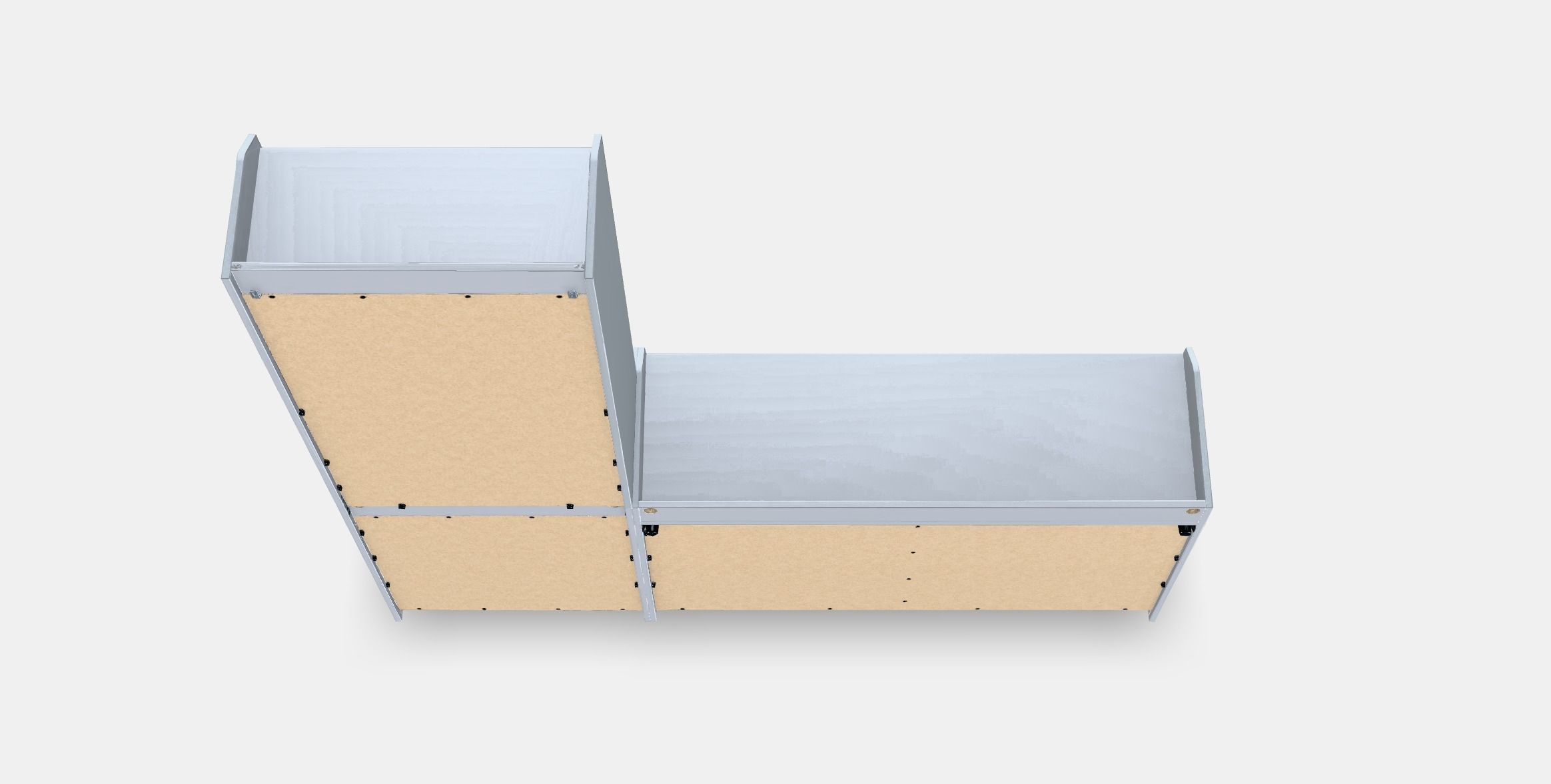 HAUGA Storage combination 8 Low-poly 3D model_3