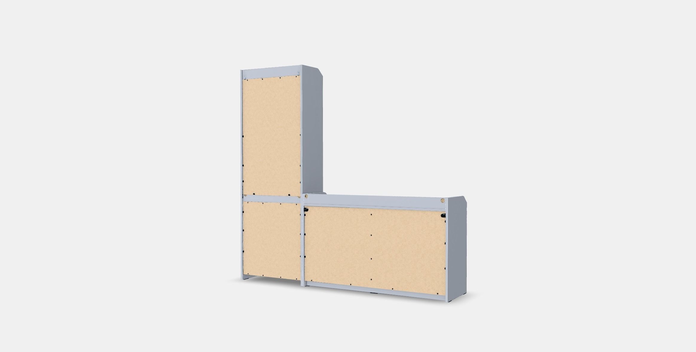 HAUGA Storage combination 8 Low-poly 3D model_6