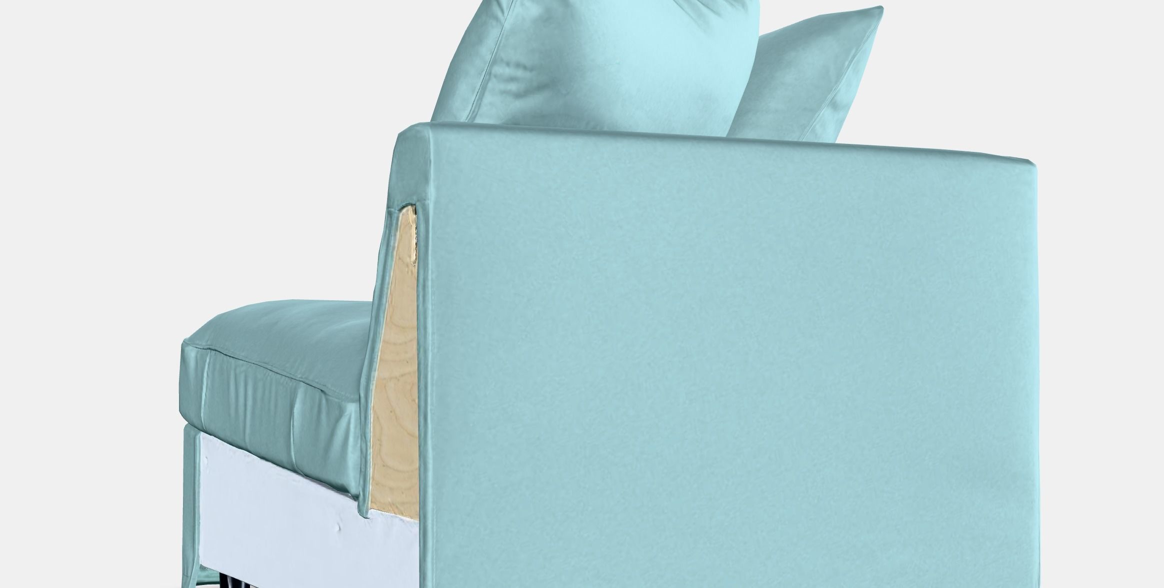 GRONLID Cover for corner section Low-poly 3D model_4