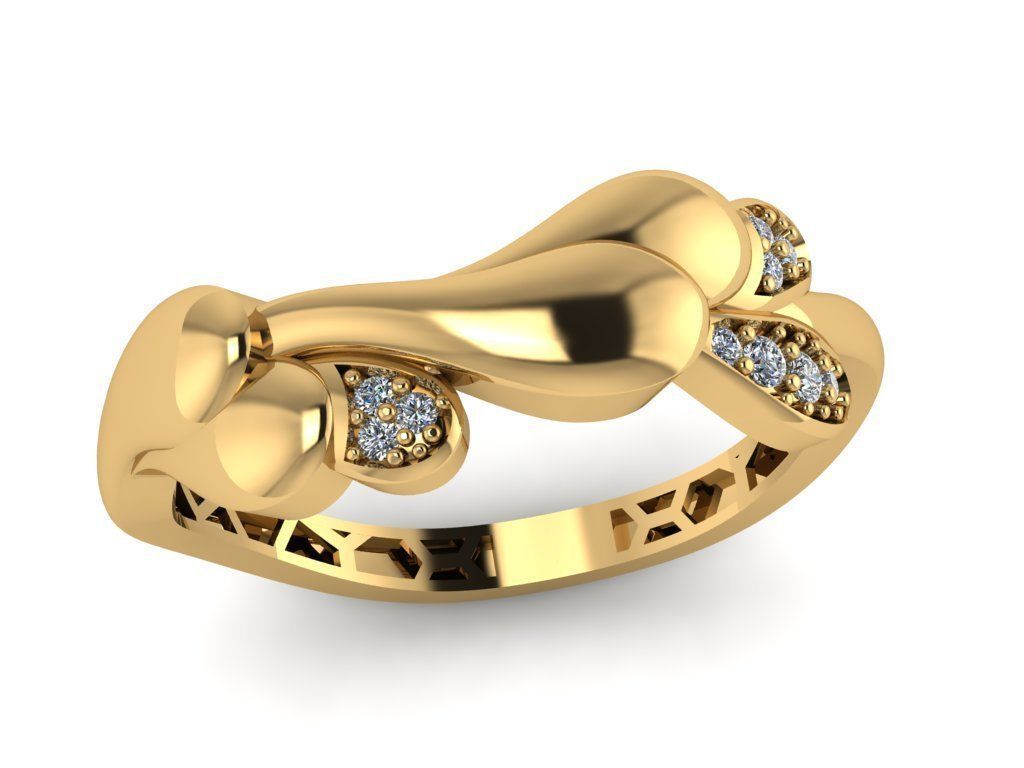 Pendant Earring Ring Set-3 3D print model_3