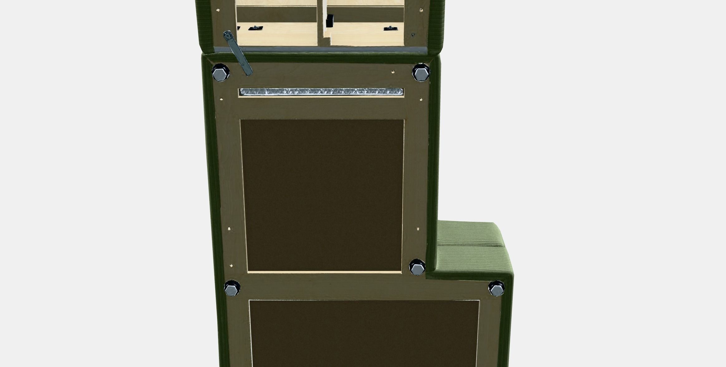 JATTEBO Cover chaise longue module left Low-poly 3D model_8