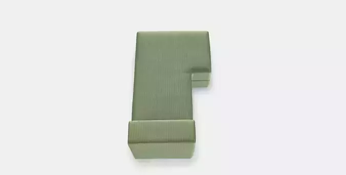 JATTEBO Cover chaise longue module left Low-poly 3D model