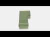 JATTEBO Cover chaise longue module left Low-poly 3D model_1