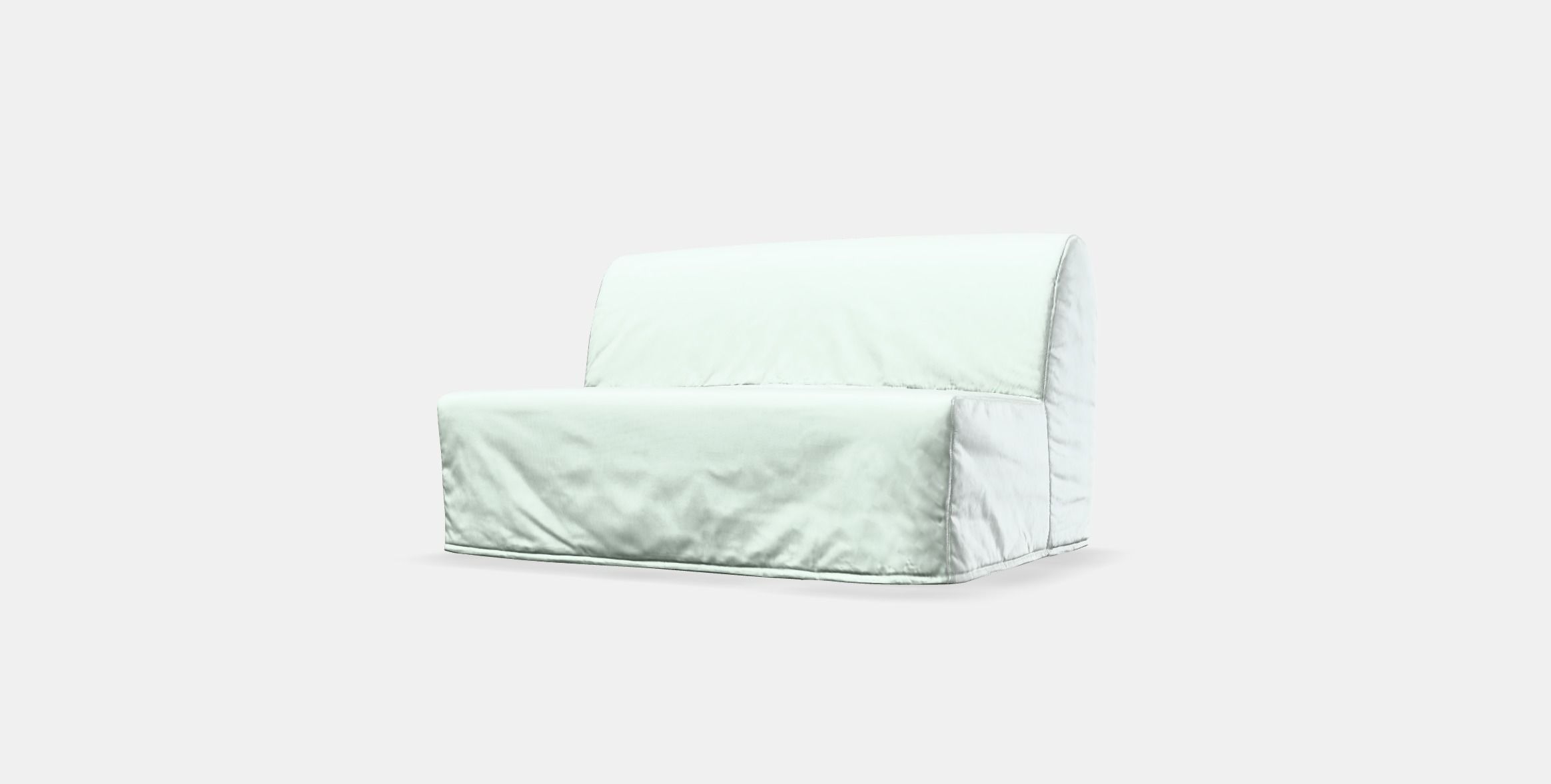 LYCKSELE Cover for 2-seat sofa-bed Low-poly 3D model_12