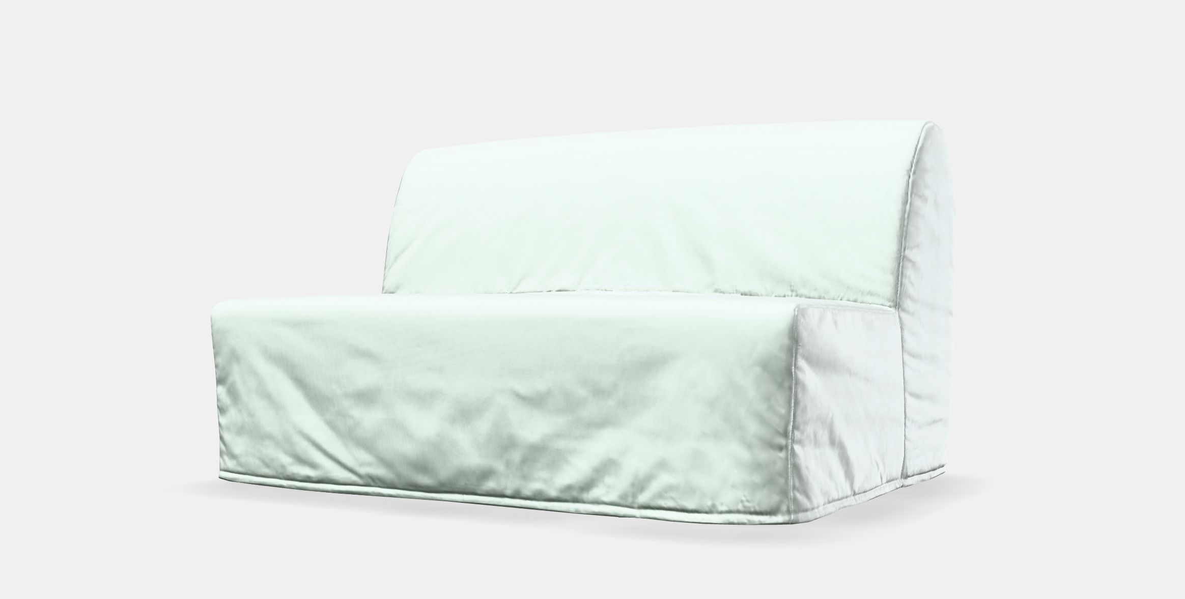 LYCKSELE Cover for 2-seat sofa-bed Low-poly 3D model_14