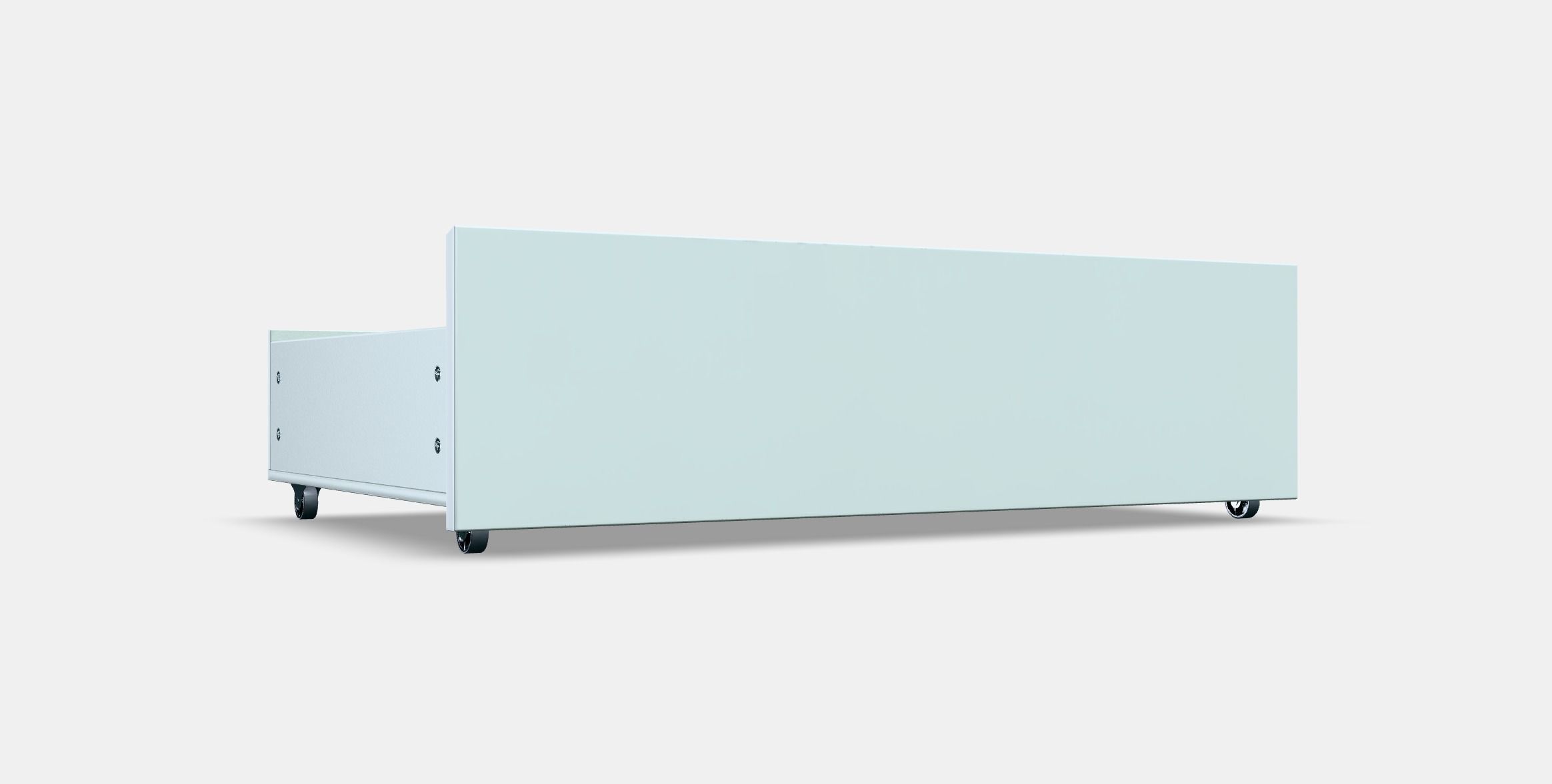 MALM Bed storage box for high bed frame Low-poly 3D model_9