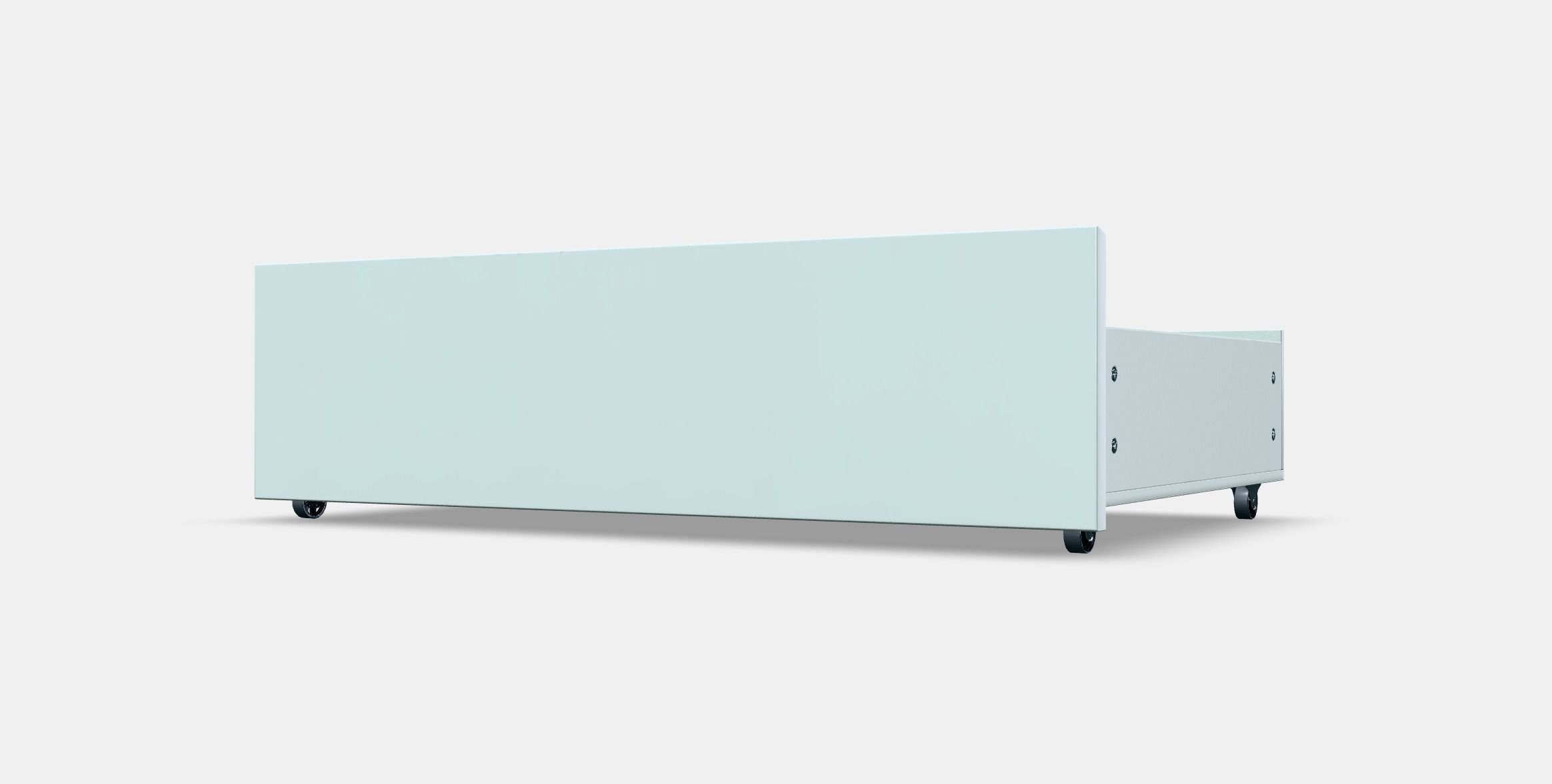 MALM Bed storage box for high bed frame Low-poly 3D model_13