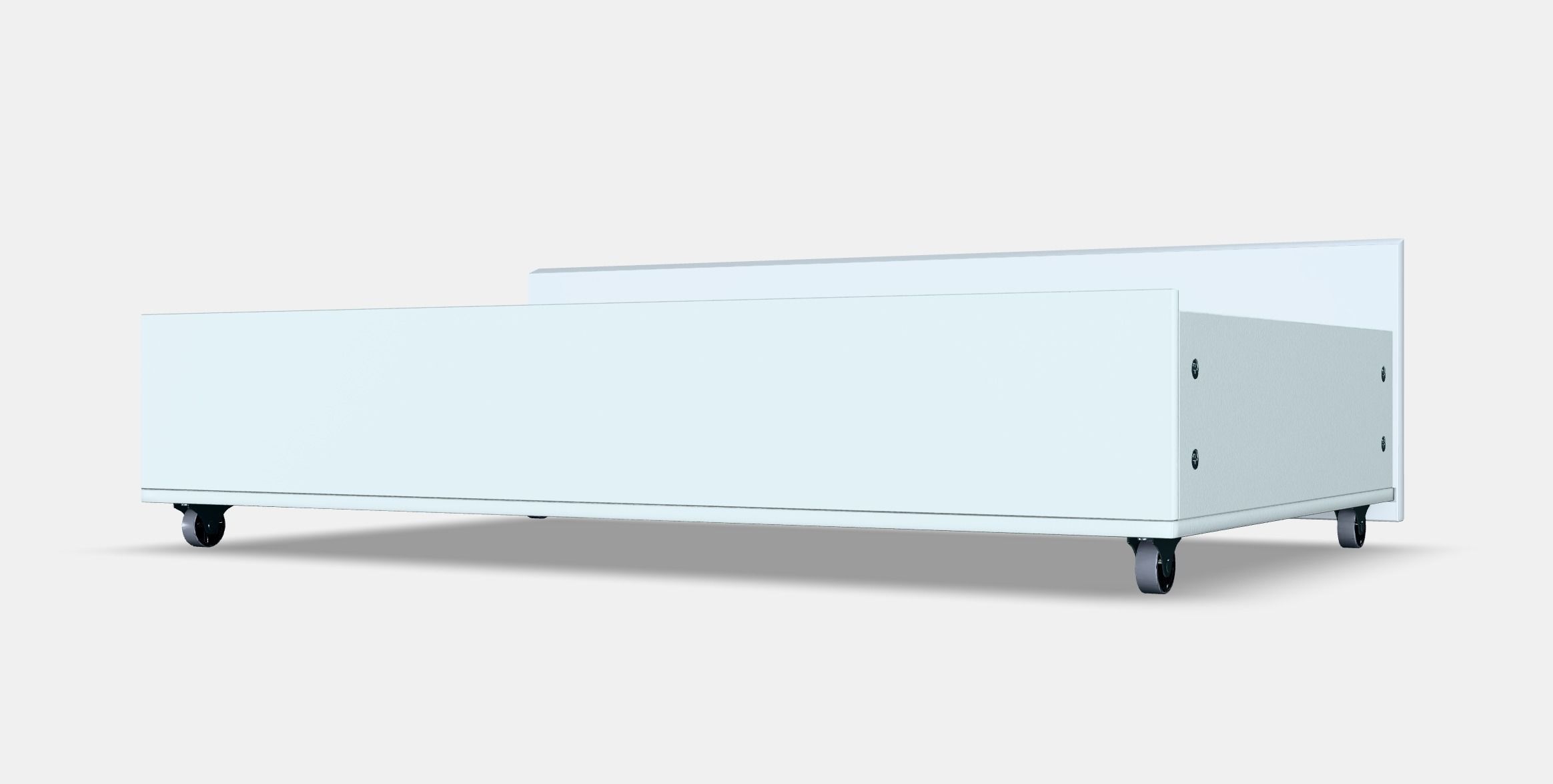 MALM Bed storage box for high bed frame Low-poly 3D model_6