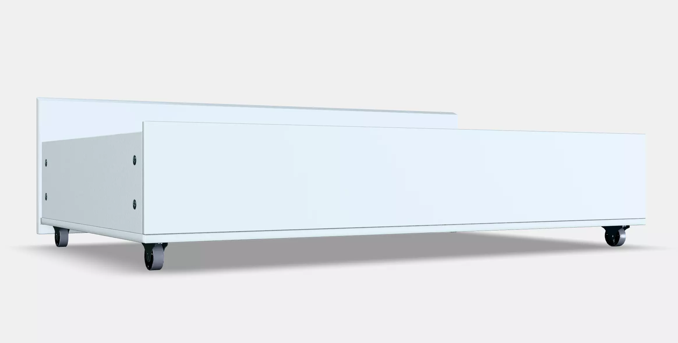 MALM Bed storage box for high bed frame Low-poly 3D model_0