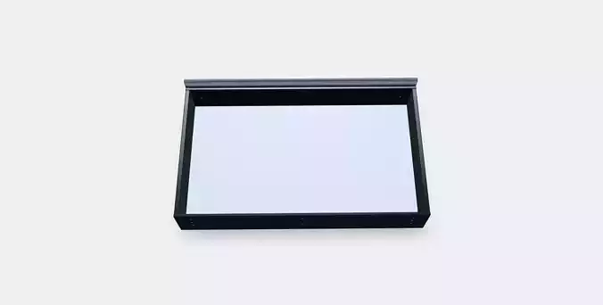 HAUGA Upholstered bed storage box