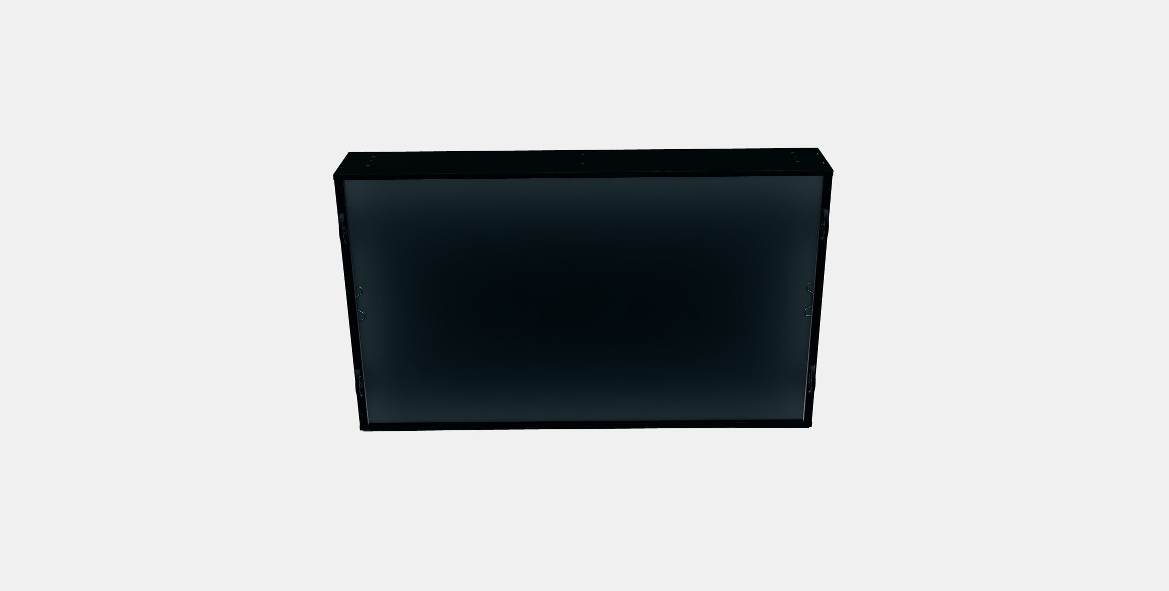 HAUGA Upholstered bed storage box Low-poly 3D model_7