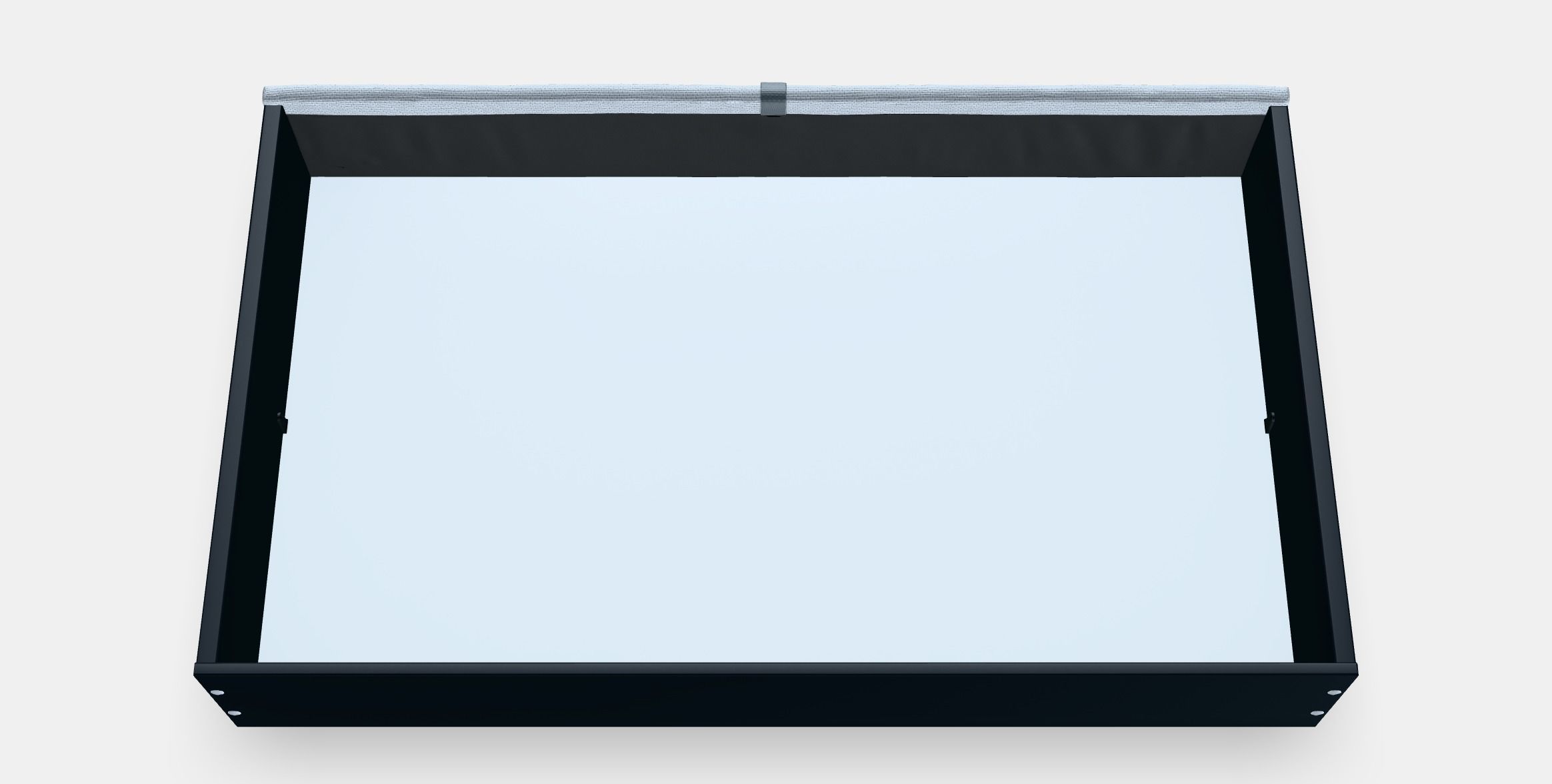 GLADSTAD Upholstered bed storage box Low-poly 3D model_2