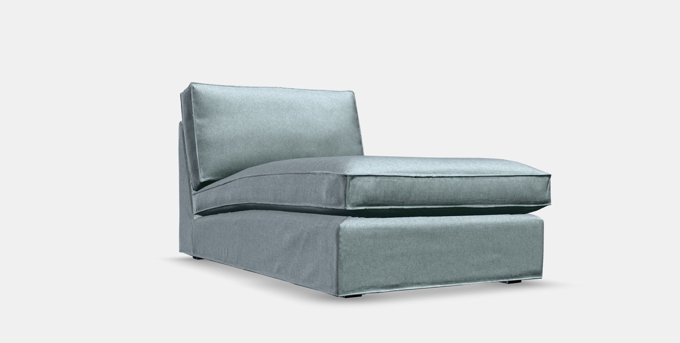 KIVIK Cover for chaise longue Low-poly 3D model_7