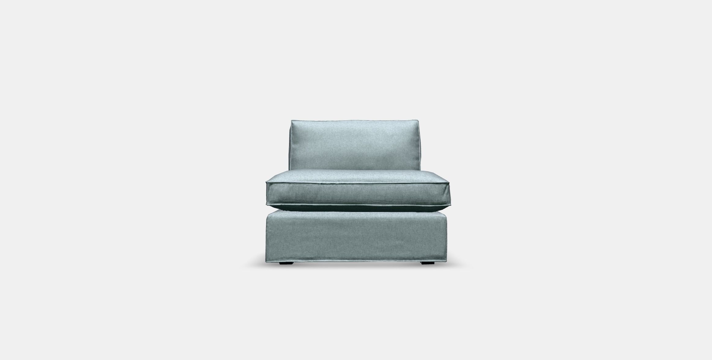 KIVIK Cover for chaise longue Low-poly 3D model_9