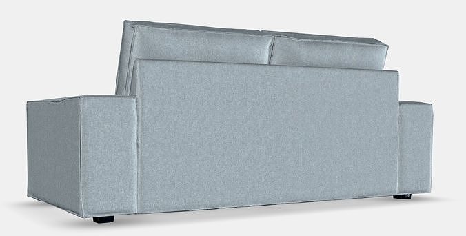 KIVIK Cover two-seat sofa Low-poly 3D model